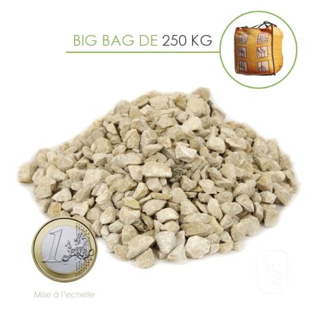 Gravillons Calcaire 6/10 - big bag 250 Kg Gravillons Calcaire 6/10 - big bag 250 Kg