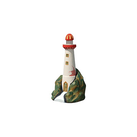 Grand Phare rouge de jardin - H 60 cm Grand Phare rouge de jardin - H 60 cm