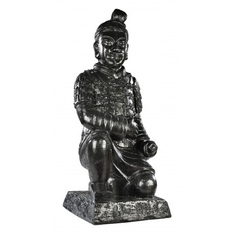 Statue Guerrier chinois Xian assis - H 56 cm Statue Guerrier chinois Xian assis - H 56 cm