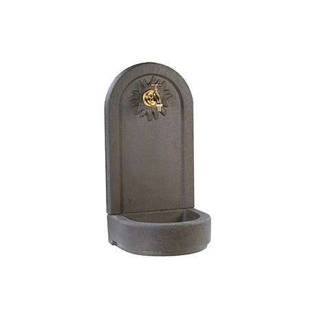 Fontaine Murale 600 Soleil gris anthracite - H 76 cm Fontaine Murale 600 Soleil gris anthracite - H 76 cm