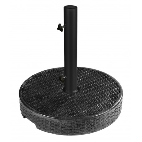 PIED DE PARASOL ROND ROTIN TON ARDOISE PIED DE PARASOL ROND ROTIN TON ARDOISE