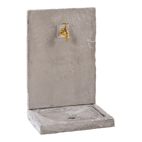 FONTAINE GM ARDOISEE ZINC - H 74cm FONTAINE GM ARDOISEE ZINC - H 74cm