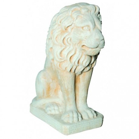 LION ASSIS MODÈLE MOYEN TON VIEILLI - 48cm LION ASSIS MODÈLE MOYEN TON VIEILLI - 48cm