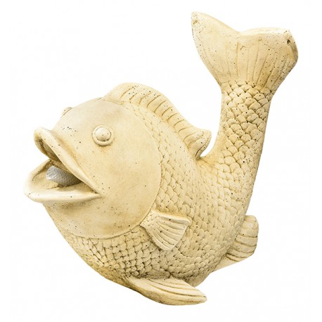 POISSON CLOWN JET D'EAU TON VIEILLI CIRE POISSON CLOWN JET D'EAU TON VIEILLI CIRE