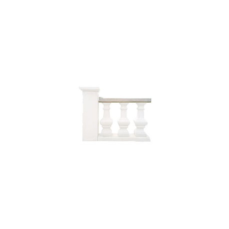 Main courante pour balustre Chateau - L 100 cm Main courante pour balustre Chateau - L 100 cm
