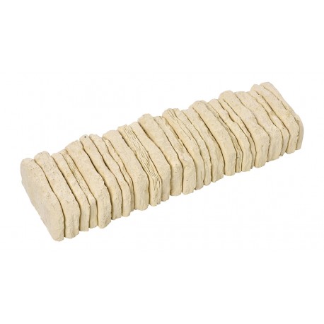 Bordure Iraty ton pierre - Lg 45 cm Bordure Iraty ton pierre - Lg 45 cm