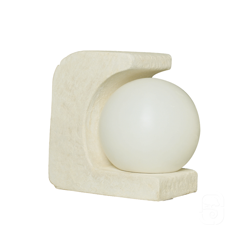 luminaire deco globe ton pierre o 25cm